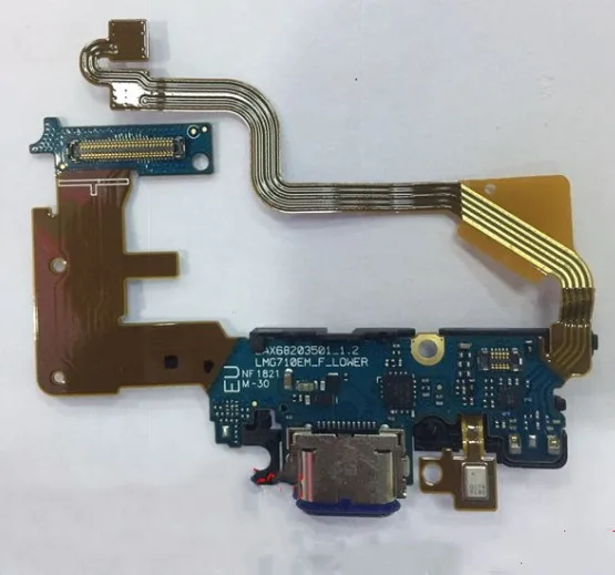 Оригинальное зарядное устройство Micro USB типа C гибкий кабель для микрофона LG G7 Thinq