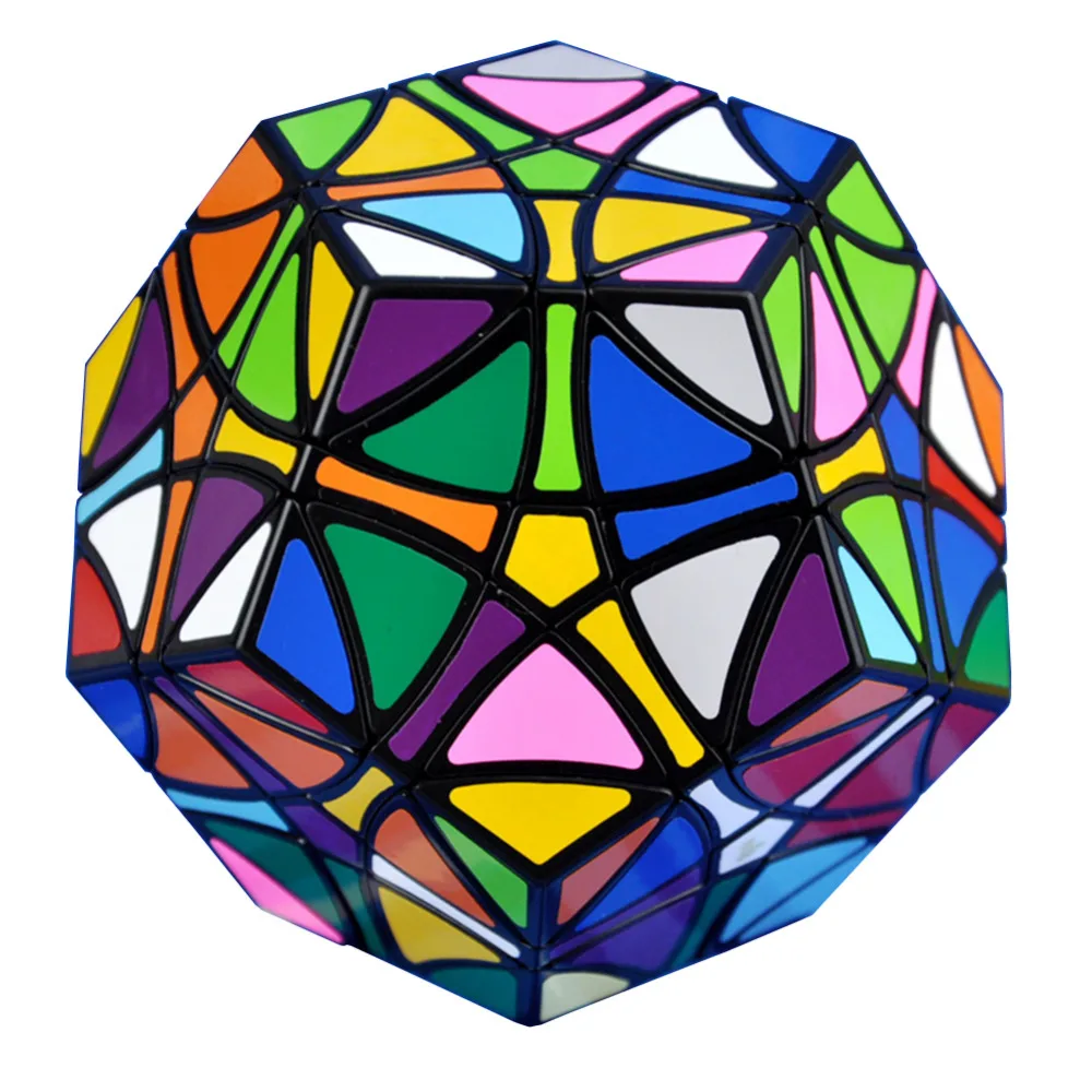 Черный вертолет YKLWorld Dodecahedron Gigaminx магический куб сделай сам наклейки головоломка