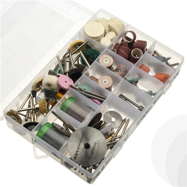 

196pcs Electric Rotary Tool Accessory Set Engraving Grinder Head for Dremel Sanding Grinding Polishing Cutting Bit Multi-Tool