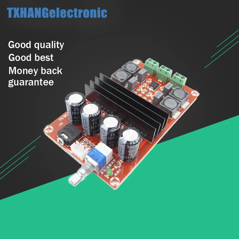 

2x100W TPA3116 D2 Dual Channel Digital Audio Amplifier Board 12V-24V