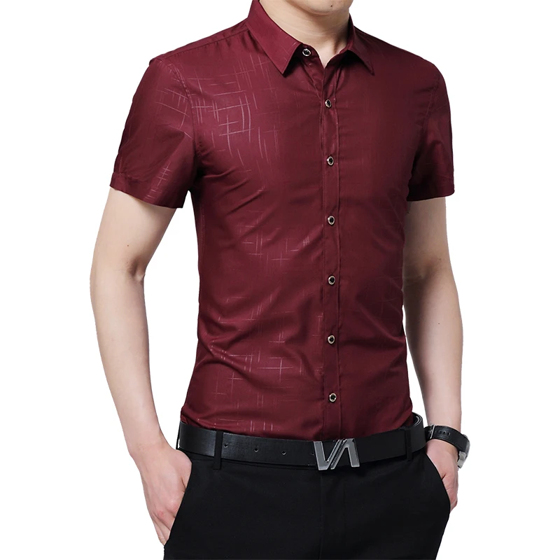 100 Cotton Short Sleeve Shirt Soft Business Dress Shirt Casual Comfortable 100 Cotton Short
