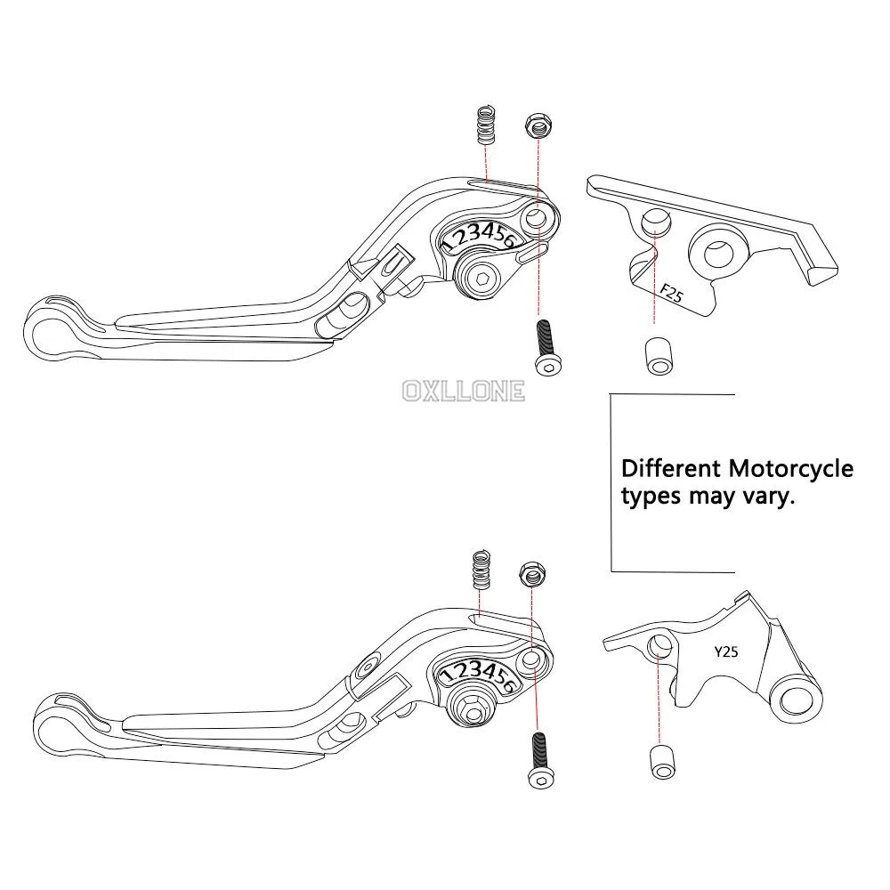Для Kawasaki ER 5 ER5 2004 2005 аксессуары для мотоциклов CNC Алюминиевый Регулируемый