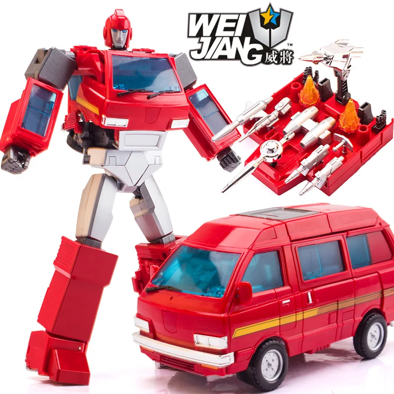 

27.5cm WeiJiang Transformation 5 MPP27 Ironhide Oversized MPP 27 Transformation Toy car Robot Action Figure model Last Knight