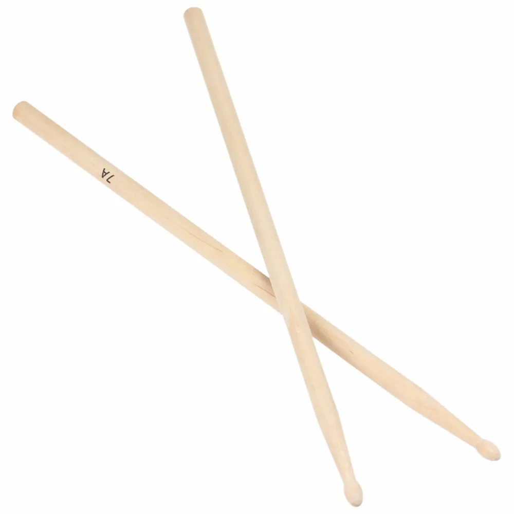 Percussion Instruments Maple Wood Drum Sticks 1 Pair 40.5cm 7A Drumsticks Parts & Accessories musical percussion instruments