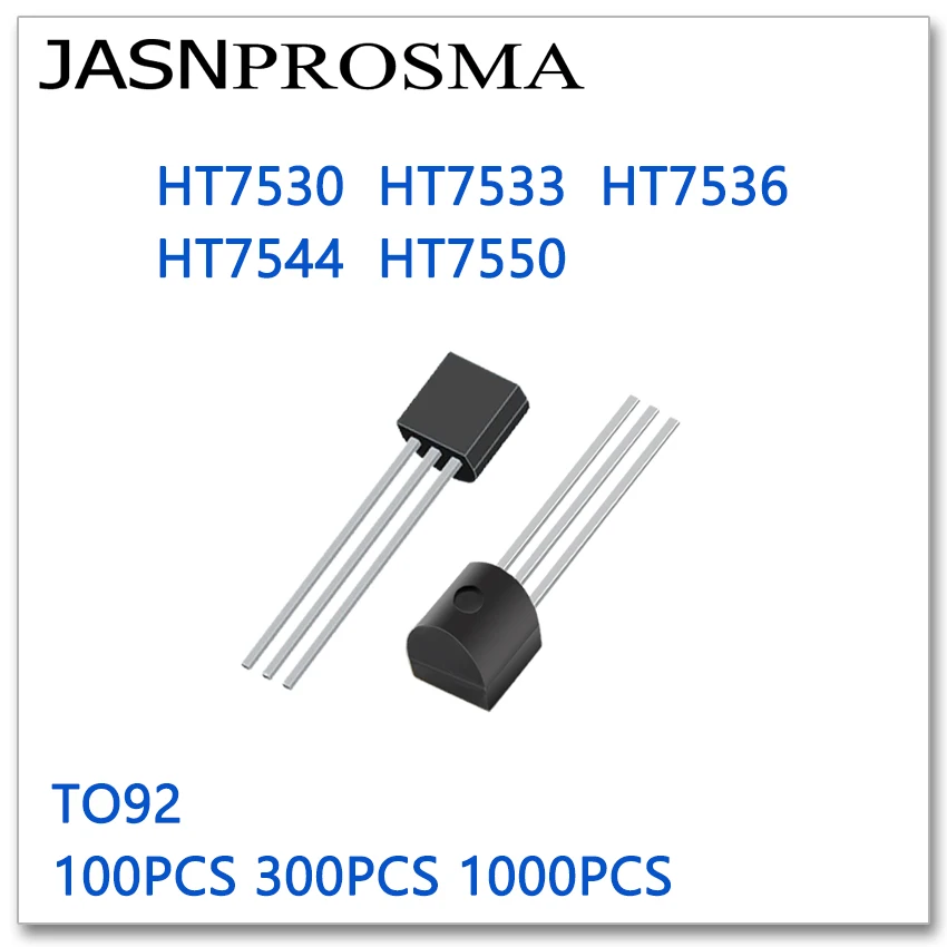 JASNPROSMA TO92 HT7530 HT7533 HT7536 HT7544 HT7550 100 шт 300 1000 Высокое качество Новые товары | Электроника
