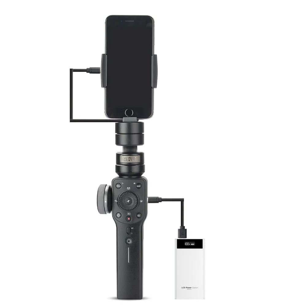  Zhiyun Smooth 4 3-Axis Handheld Smartphone Gimbal Stabilizer VS Zhiyun Smooth Q Model for iPhone X 