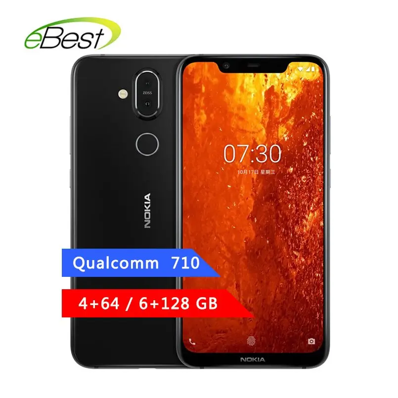 NOKIA X7 Android 4G LTE смартфон 6 18 дюймов FHD Snapdragon 710 2 ГГц Восьмиядерный 4 ГБ/6 Гб RAM 3500 мАч Face