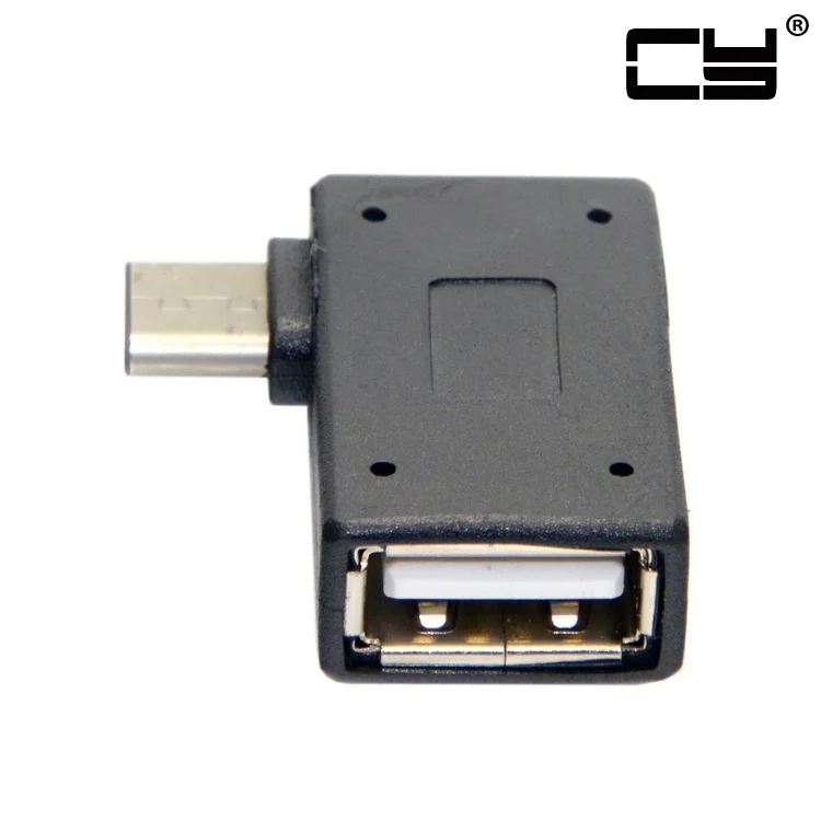 

USB-C Type C to USB 2.0 Female OTG Adapter Right Angled 90 Degree for Lap top & Chrome book & Cell Phone & Phone