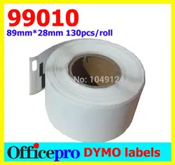 8 х rolls DYMO 99010 400 450 Turbo 99010 28x89mm 130 совместимые этикетки dymo этикетки