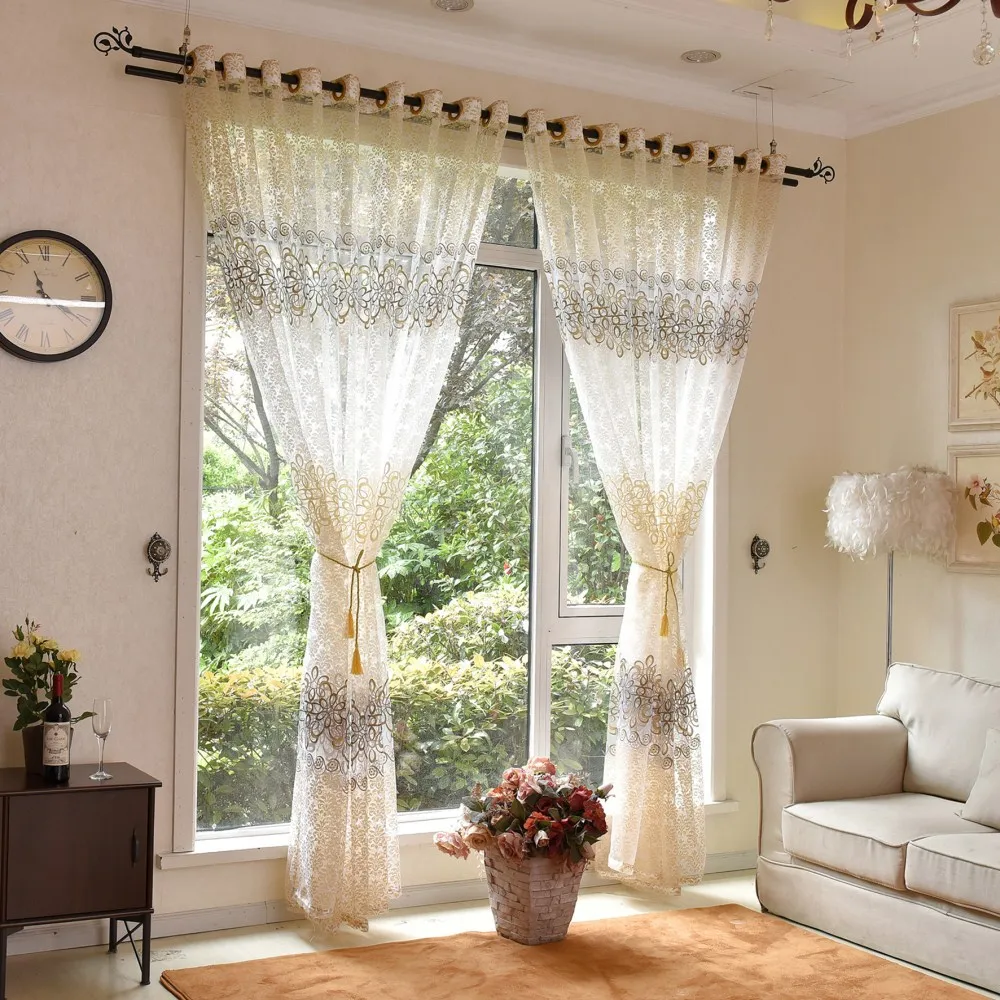 Современные прозрачные тюлевые шторы с цветочным рисунком для гостиной, спальни, кухни, сплошные оконные шторы из вуали, тюлевые шторы, драп ZH032& 30