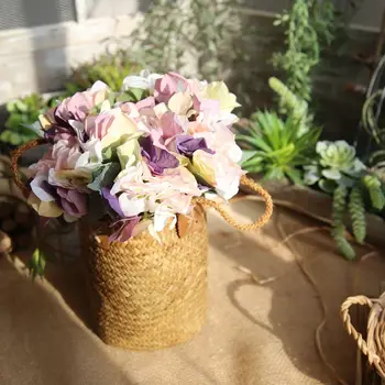 

Imitation hydrangea flower home decorative arts crafts fake Artificial simulation flower wedding manufacturers wholesale weddin