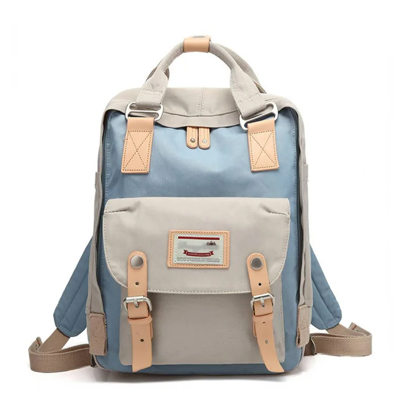  Donuts Double Shoulder Packs Girls' Backpacks High School Students Campus Oxford Canvas Bags New Tr - 33043871196