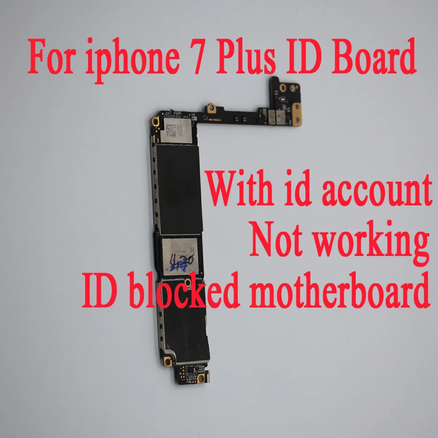 Для iphone 7 7 Plus с ICloud ID lock оригинальная материнская плата не работает, эта плата не может войти в систему, используйте для ремонта