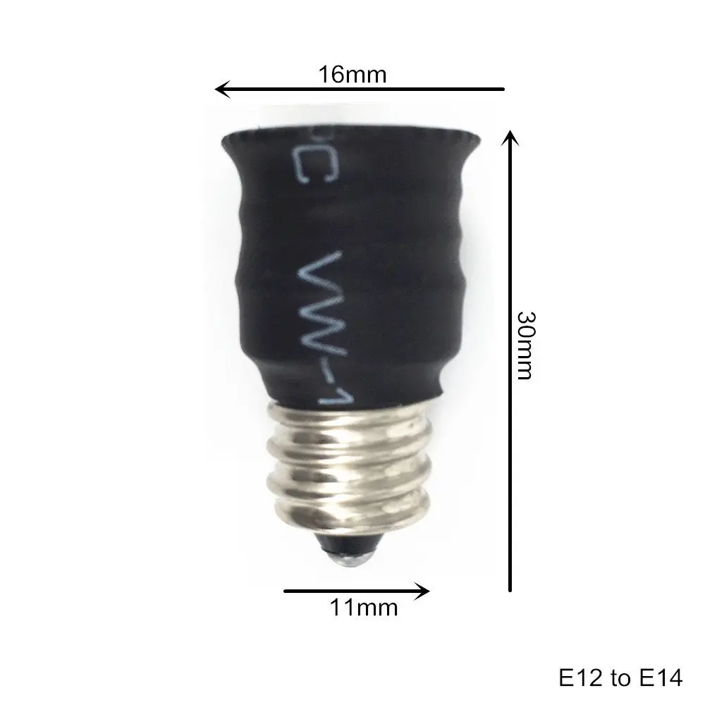 Factory Outlet Adaptator E12 to E14 LED Bulb Base 4PCS/lot Free