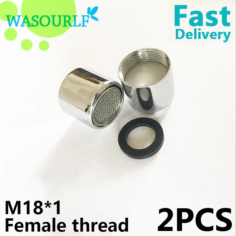 WASOURLF 2 PCS good quality M18 female thread faucet aerator tap bubble
