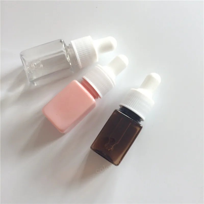 10/20/30/50/100pcs/lot 10ml Empty Plastic PET Essential Oils Bottles In Refillable Cosmetic Container For Essential Oils Dropper