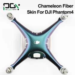 

PGY  DJI Phantom 4 Quadcopter Shell + Controller Accessory PVC Chameleon Fiber Skin Decal Sticker M12  body skin