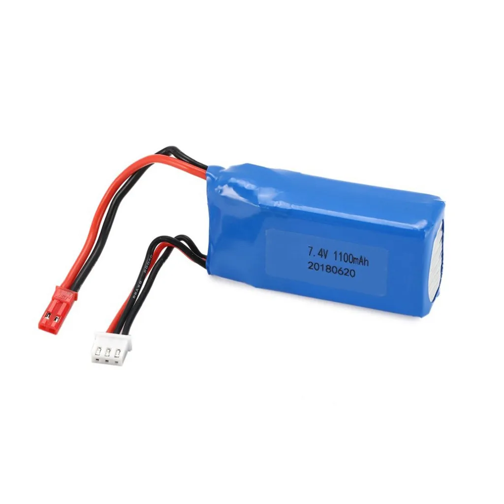 HIINST 1/18 RC автомобиль 7,4 V 1100 мА/ч, JST разъем Батарея для Wltoys a949 A959 a969 A979 k929 APR15 P50