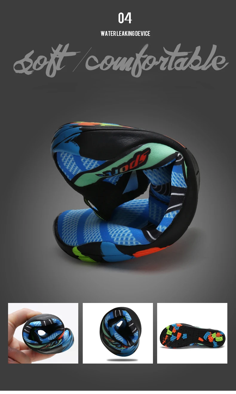 Water Shoes Aqua Shoes Beach Swimming Shoes Men Breathable Slip-on Sport Sneakers Lightweight Upstream Shoes (9)