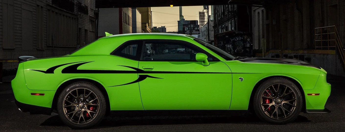 Для 2xTribal полоса Dodge Challenger виниловые наклейки в виде Фотообоев c переводными