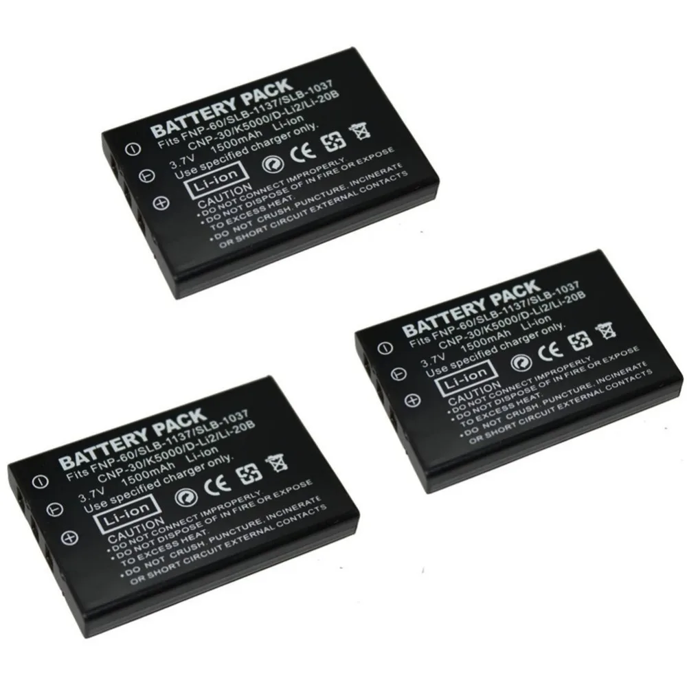 FNP-60 SLB-1137  SLB-1037 CNP-30 K5000 D-LI2 LI-20B-3
