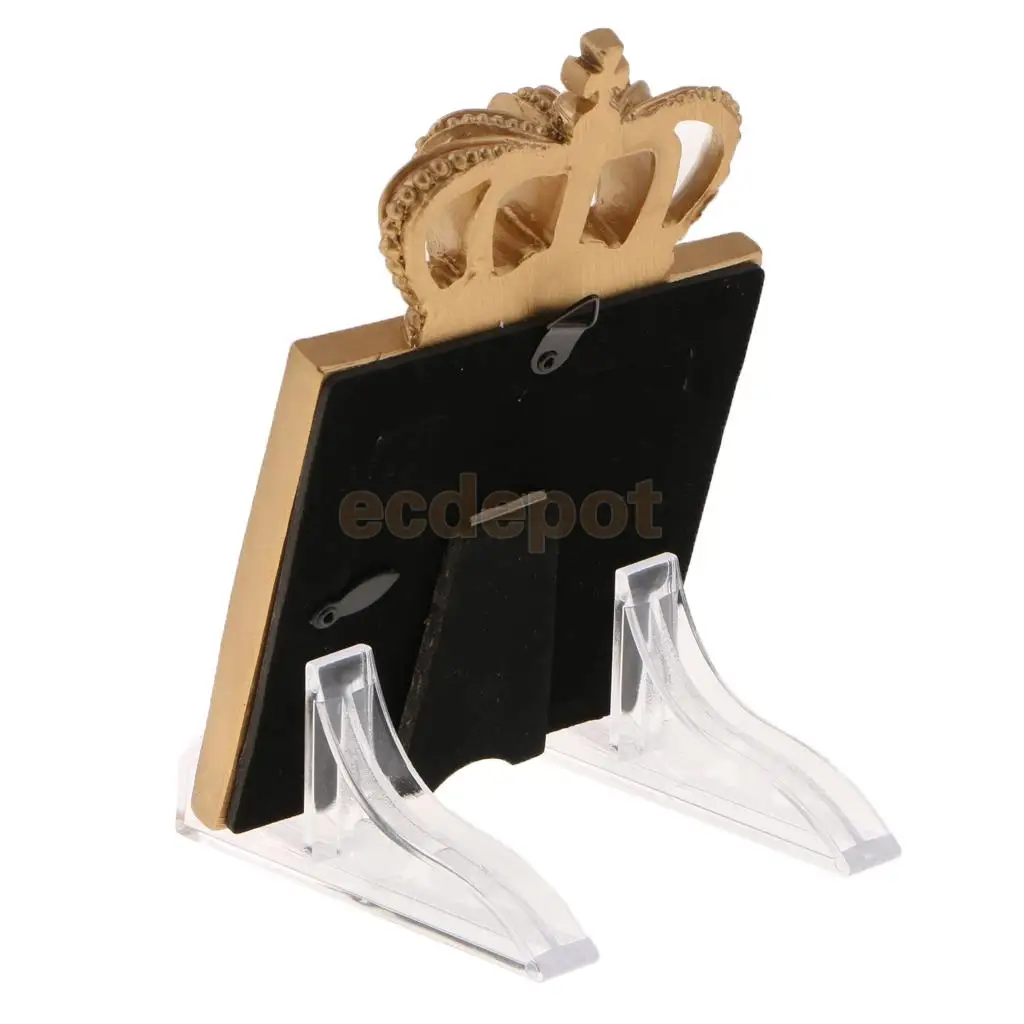 10x Photo Frame Display Stand China Teacake Medal Business Card Holder Rack