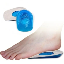 Обувная подушечка с гелевой амортизацией, массажная, облегчающая боль, поддерживающая подушку, стелька для пятки