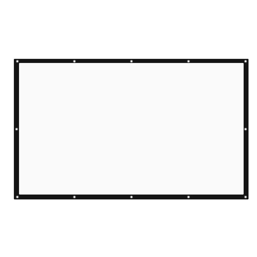 Exquizon 60 inch 169 Portable Projector Screen Plastic Projection Screen Home theater for Unic Projector Excelvan Proyector (1)