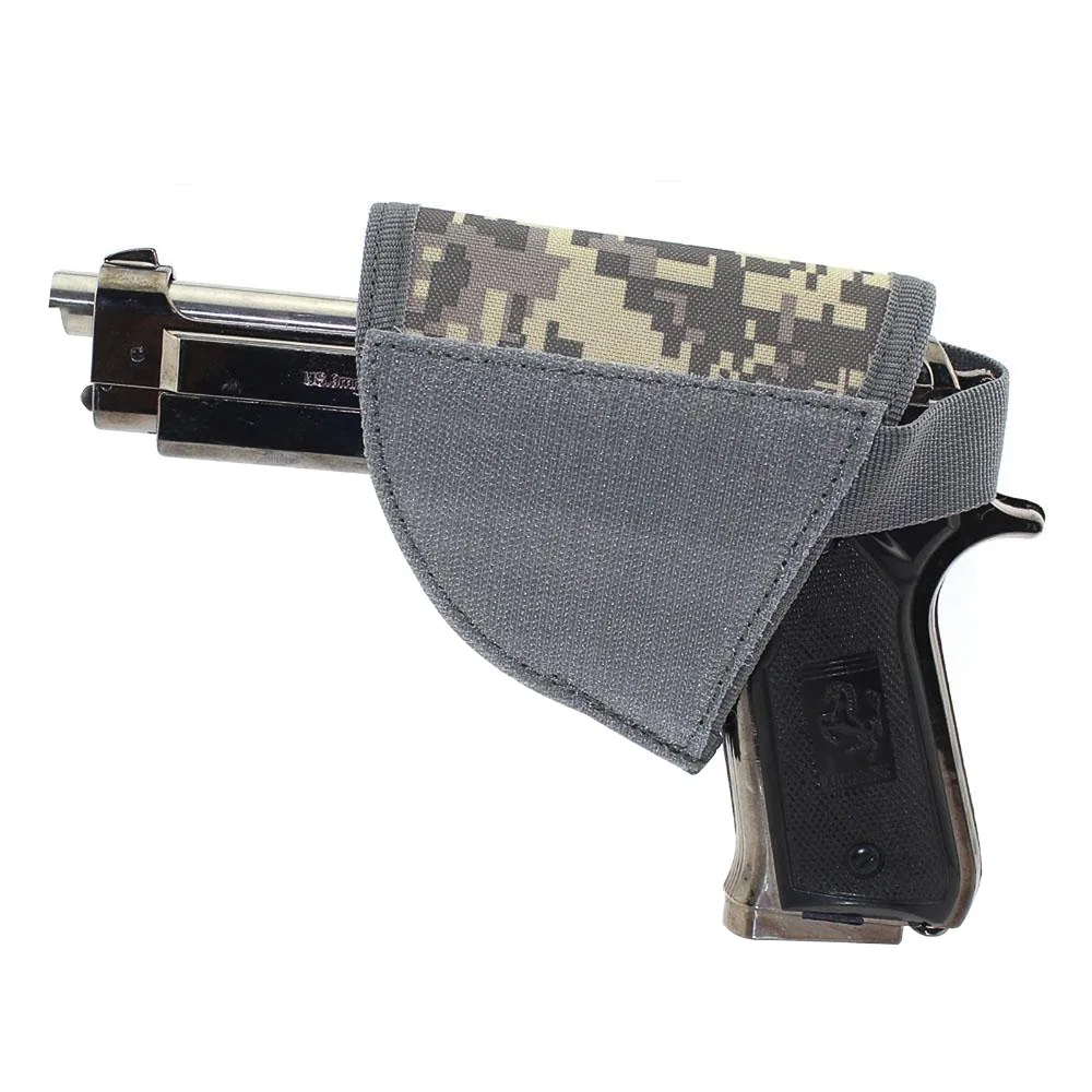 New item Adjustable Tactical Velcro Hook Pistol ACU Holster Right Hand Hook Loop Gun Holster