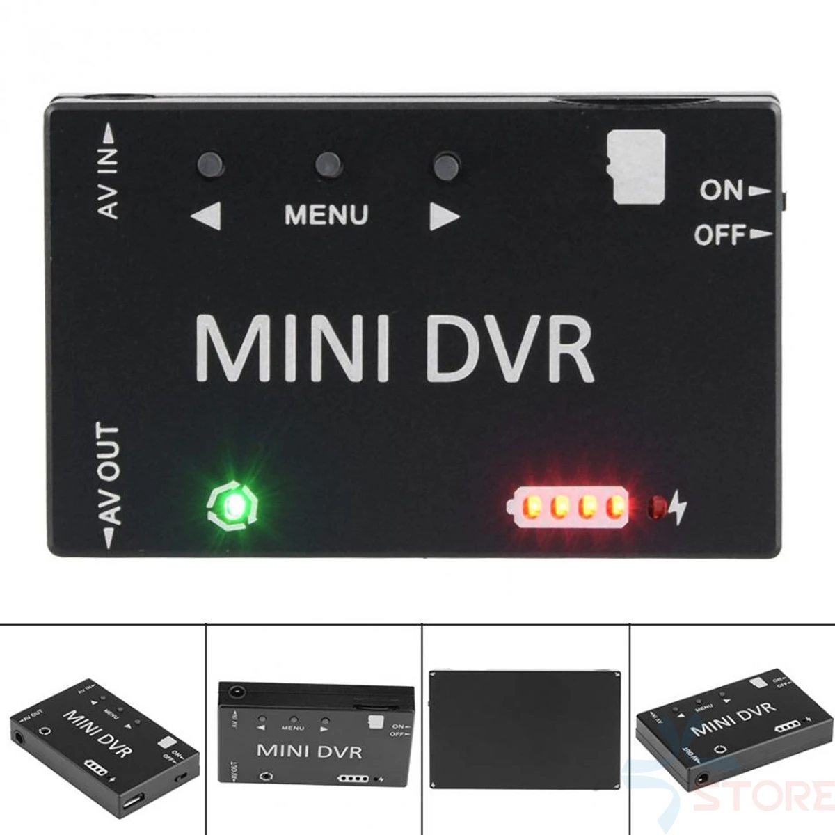 Мини FPV DVR Модуль NTSC/PAL переключаемый встроенный аккумулятор Видео Аудио FPV рекордер для RC моделей гоночных FPV дронов