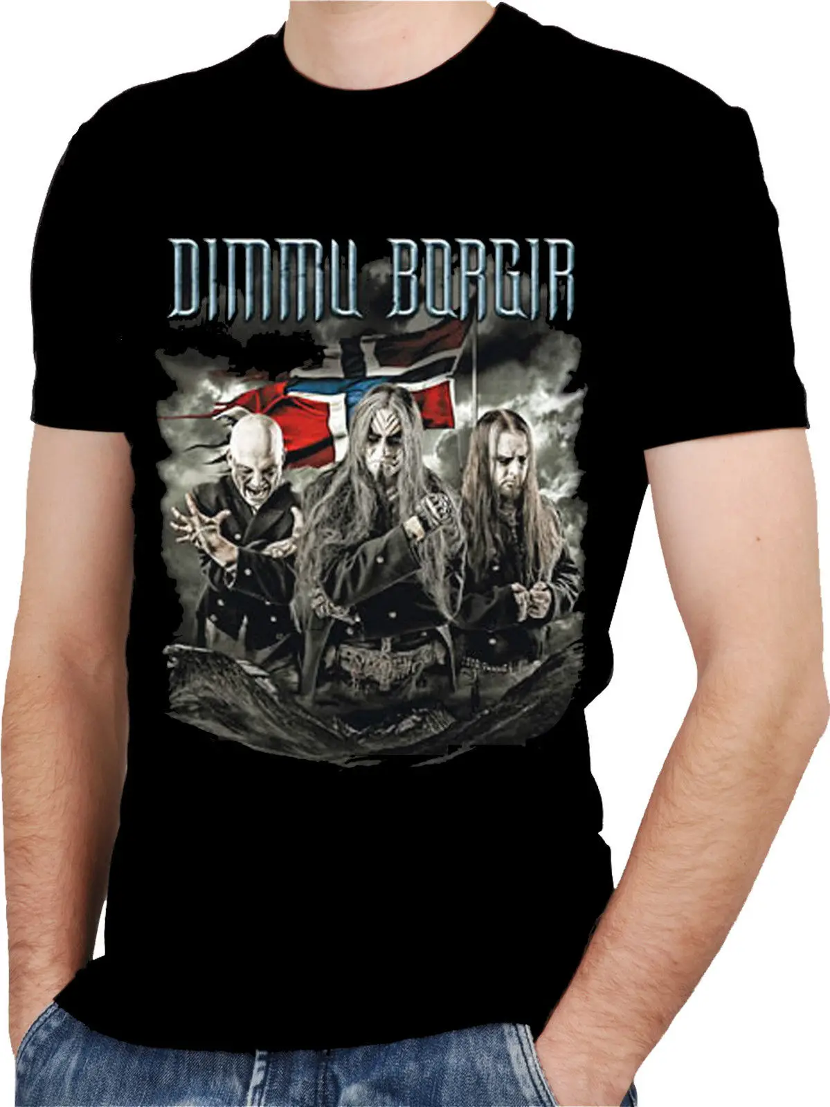 DIMMU BAND Black T shirt Rock T shirt Rock Band Shirt Rock Tee