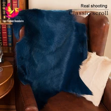 Новая зимняя высококачественная чистая козья шерсть ковер, Европа и США теплый домашний ковер piaochuang