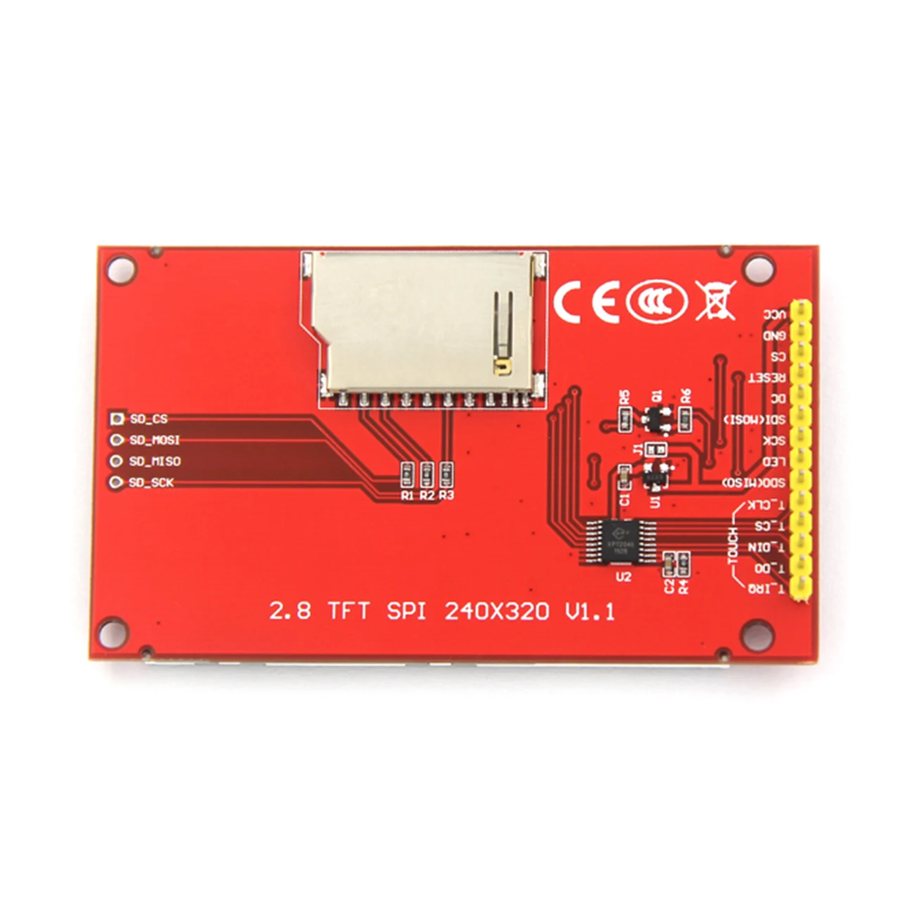 2,8 дюймов 320*240 SPI серийный TFT ЖК-модуль дисплей экран с сенсорной панелью Драйвер IC ILI9341 для MCU