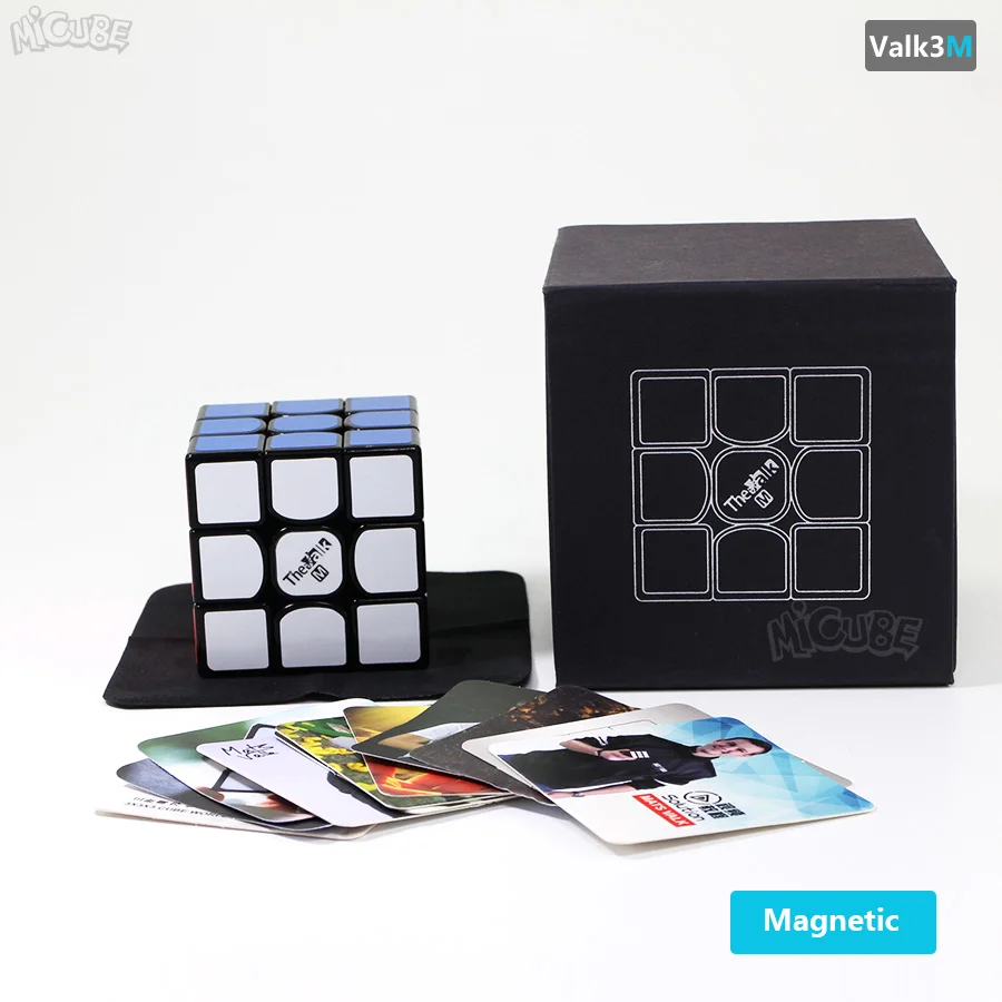 Mofangge Valk3M Valk3 power M Магнитный куб скорость 3x3x3 Cubo Magico 3x3 игрушки для детей головоломка профессиональный игрок - Цвет: Valk3M-Black