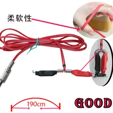 Горячая Распродажа длина шнур для татуировочной машинки разъем фонографа 190 см длина 6,2 футов для татуировки Мощность татуировки пистолет с четырьмя цветами