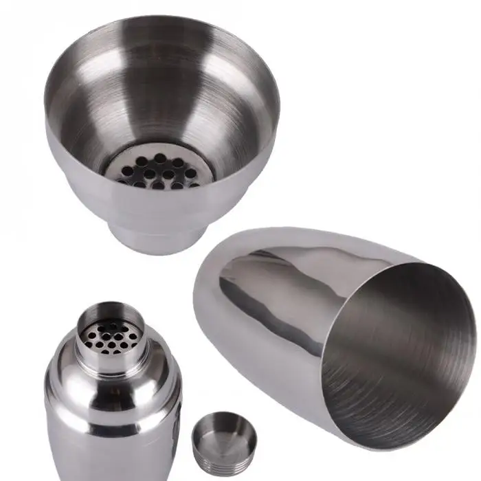 Barware Styles Stainless Steel Martini Cocktail Shaker Bar Cocktail Strainer 250ML /350ML/ 550ML PAK55