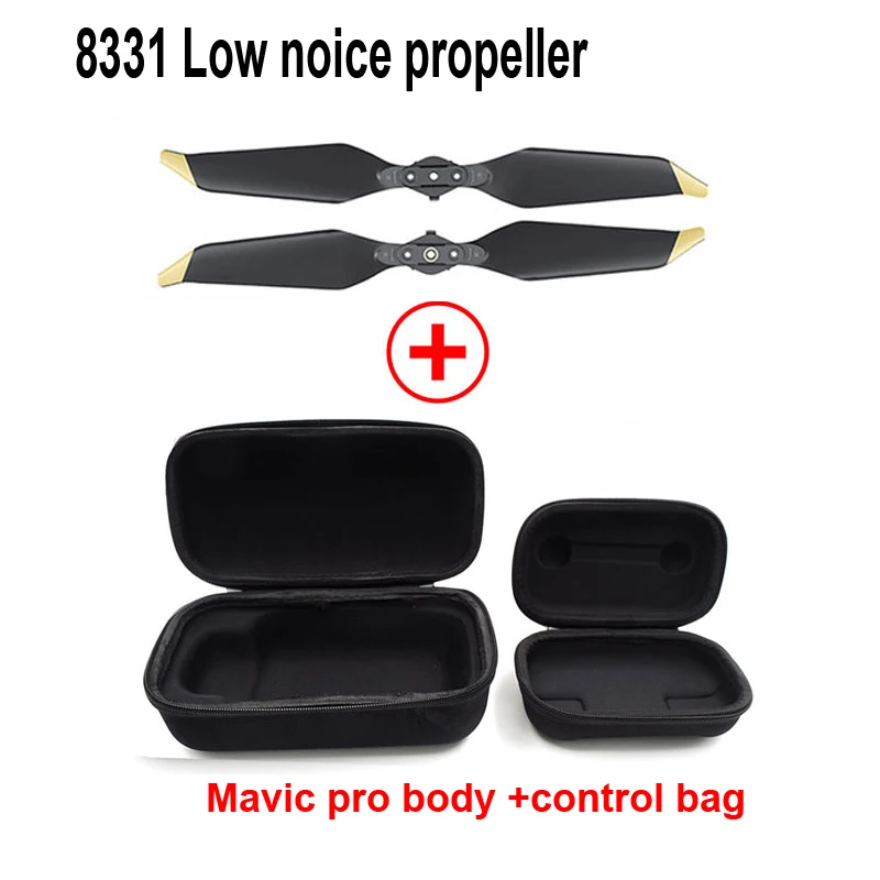 Пропеллеры DJI Mavic pro 8331 с низким уровнем шума быстросъемный пропеллеры mavic сумка