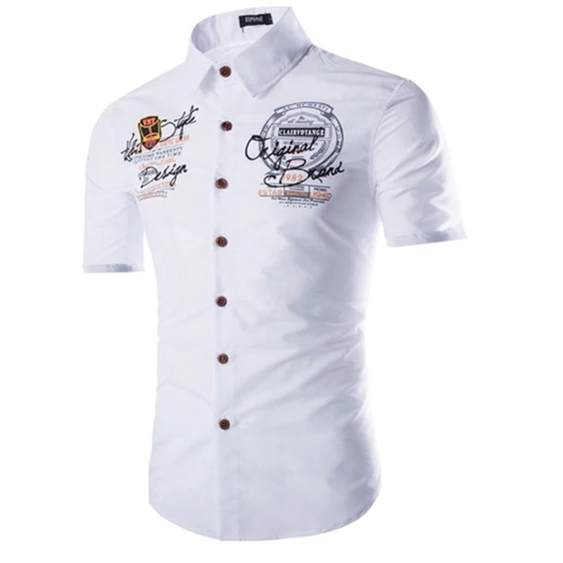 Zogaa البريطانية نمط الرجال قمصان القادمون الجدد يتأهل الذكور قمصان الصلبة قصيرة الأكمام القطن الرجال قمصان ضرب اللون عارضة قمصان