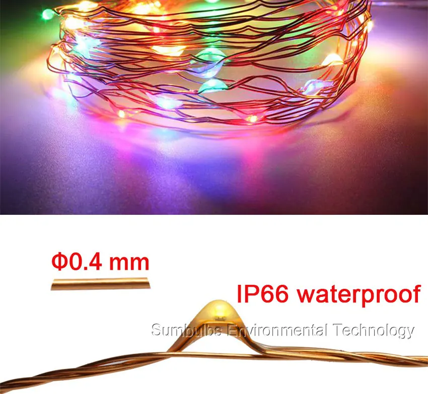 2m 3m 4m 5m 10m USB Battery Powered Waterproof LED Cooper Wire String Light Decoration Fair Lamp Christmas13