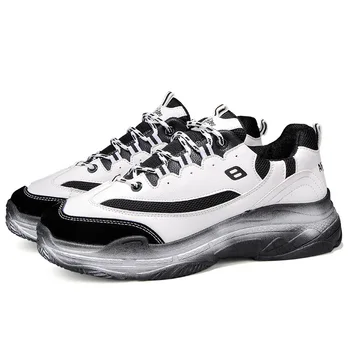 

Explosion Spring solid men's shoes trend wild fashion old shoes breathable casual daily low help General purpose men shoes