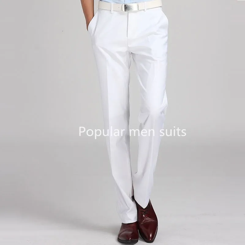 Новые брюки мужские серые темно-синие черные белые на заказ длинные брюки мужские классические дизайнерские деловые повседневные брюки