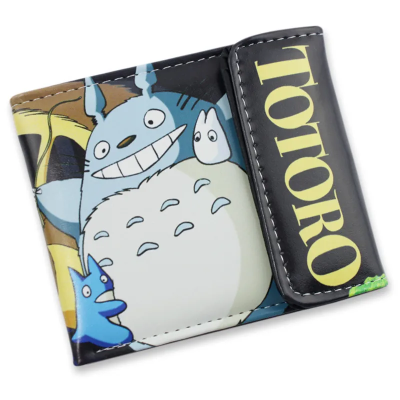 

Student Cartoon Anime Purse Cool short Wallet of Sword Art Online/Attack on Titan Levi.Ackerman/Totoro/Natsume Cartoon Moneybag