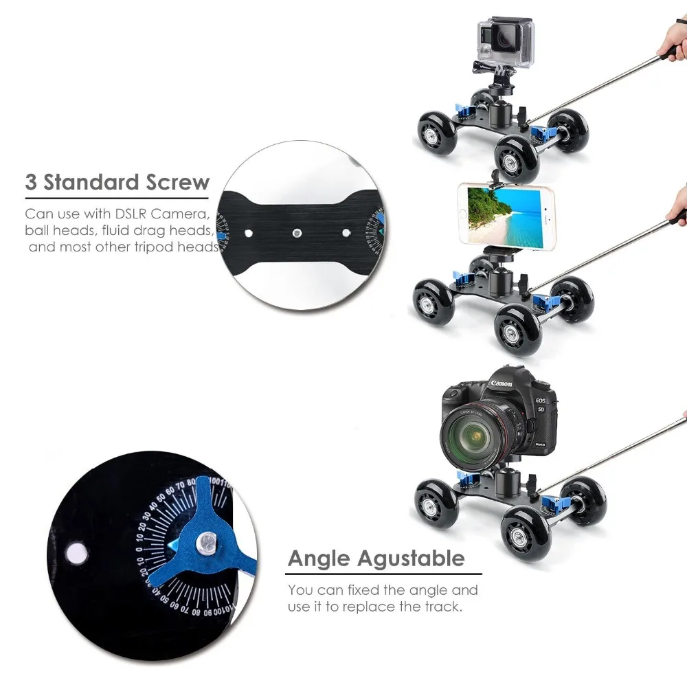 Настольная Мобильная подвижная операторская тележка для sony RX0 X3000 X1000 AS300 AS200 AS100 AS50 AS30 AS20 AS15 AS10 AZ1 ПОВ Экшн камеры