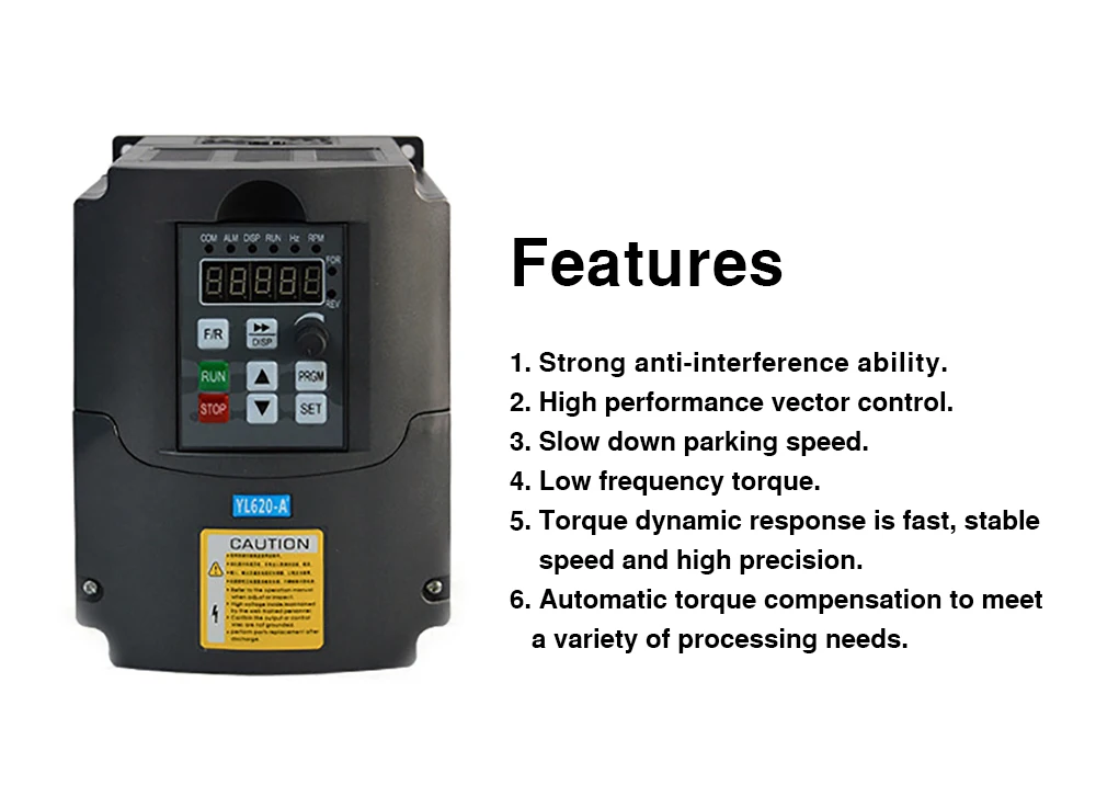 3KW 3800V Single Phase input and 3 Phase Output Frequency Converter / Adjustable Speed Drive / Frequency Inverter / VFD