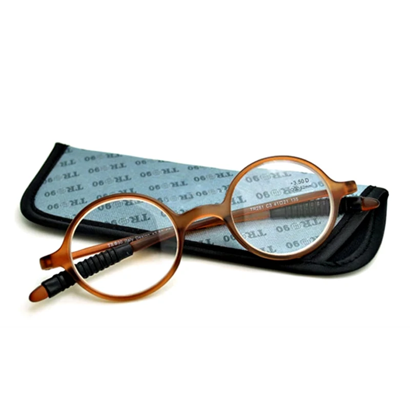 

Unbreakable Round Frame Reading Glasses Presbyopia Spectacles Eyeglasses TR90 Black 1.0 1.5 2.0 2.5 3.0 3.5 4.0 039