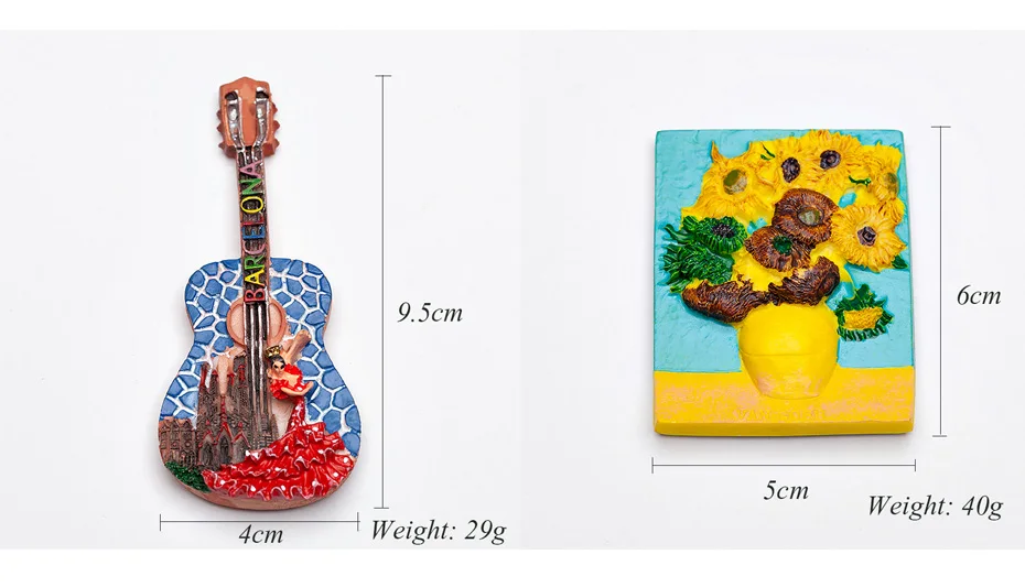 Creative painting  fridge magnet 05
