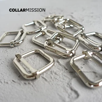 

20pcs/lot Wholesale metal buckle Kirsit environmental slider for 20mm belt bag DIY accessory manufacturer plated hardware LXK20Y