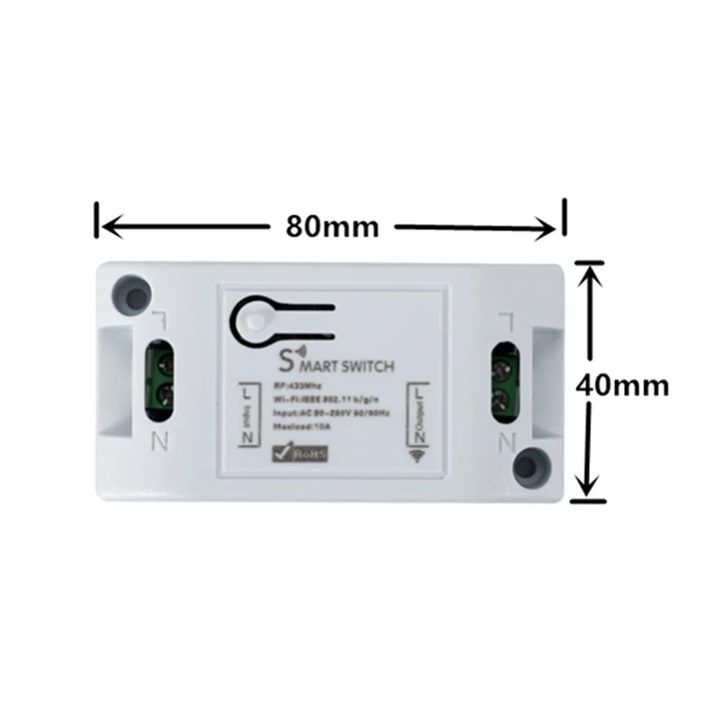 

Wifi Switch Relay Universal DIY Module AC 220V 110v Wireless Wi-fi Light Timer Switch For Home Automation Smart Remote Control