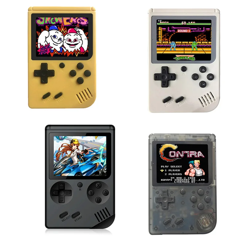 

RS-6 A Retro Portable Mini Handheld Game Console 8-Bit 3.0 Inch Color LCD Kids USB Color Game Player Built-in 168 Games Player