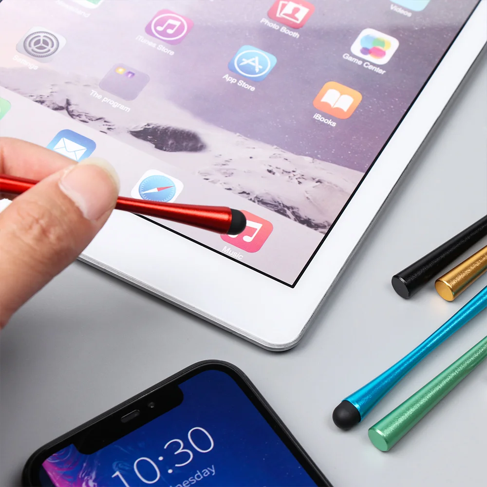 Мода 8 цветов Высокая точность универсальный экран Стилус емкостный ручка для iPad iPhone PC мобильный телефон